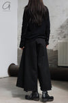 M.A+ front button drooping wide leg pants PW481 CWP1